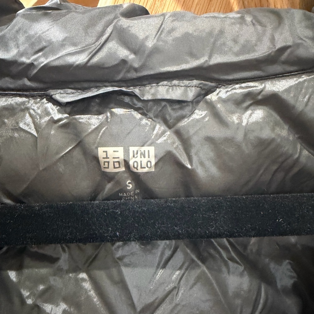 Uniqlo Charcoal Puffer Coat